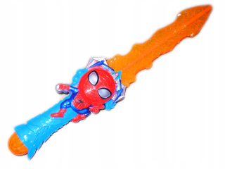 SPIDERMAN veľký svetelný meč laserový spider-man efekty zvukové svetlo